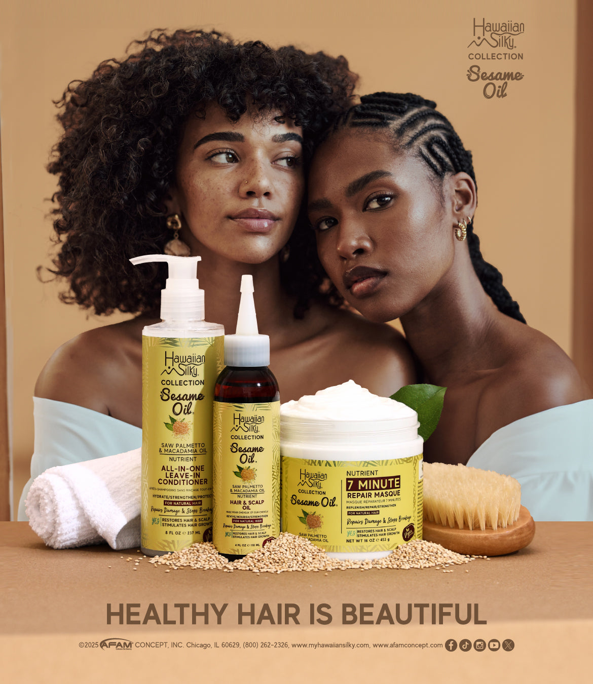 Hawaiian Silky Sesame Oil