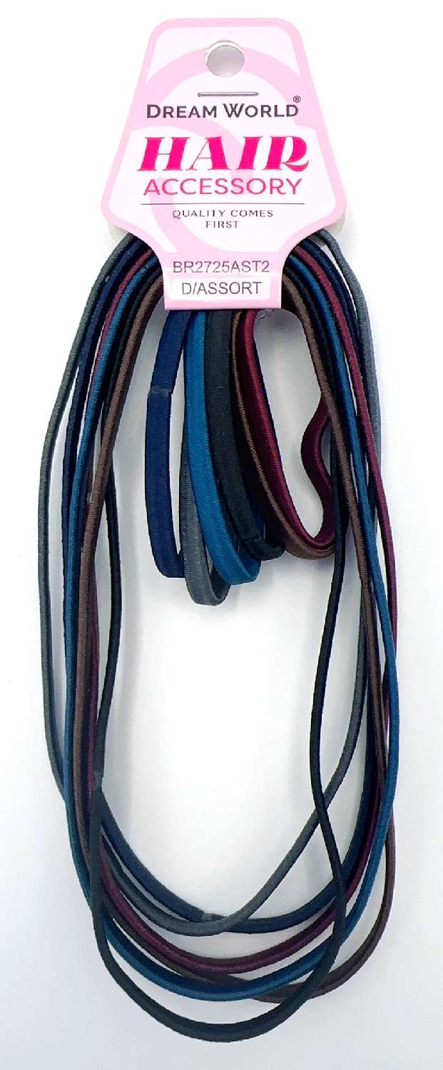 DREAM H/PONYTAIL HOLDER COMBO THIN 6PC