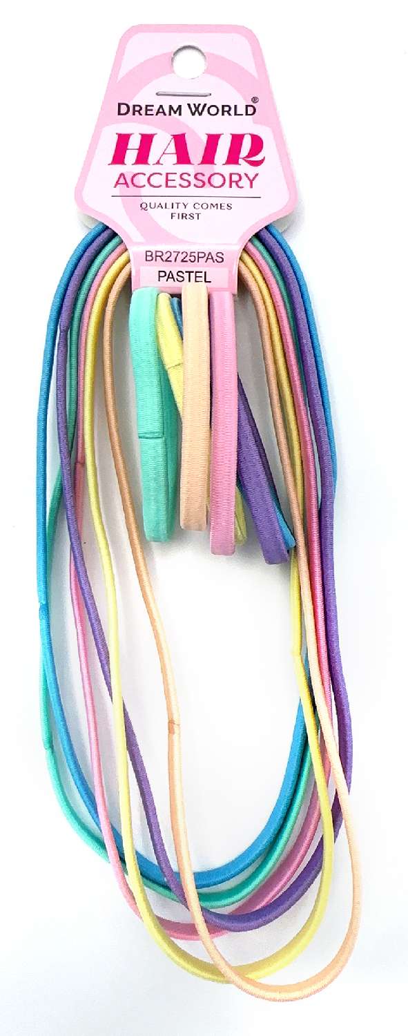 DREAM H/PONYTAIL HOLDER COMBO THIN 6PC