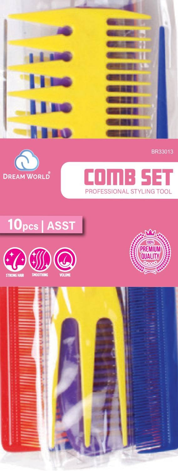 DREAM COMB 10PCS SET ASST