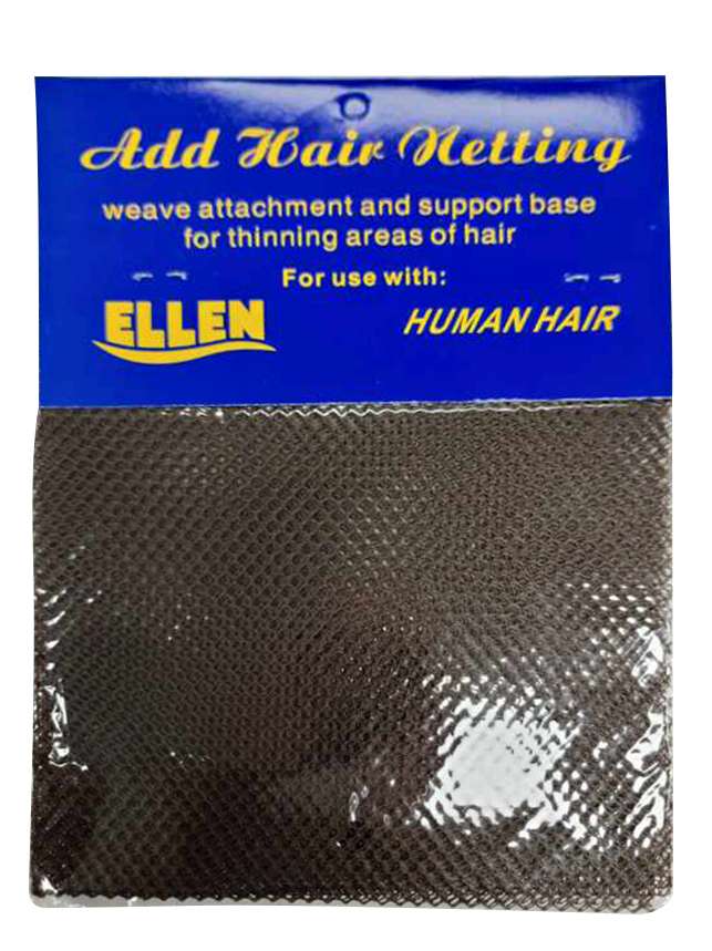 ELLEN ADD HAIR NET [DK BROWN]