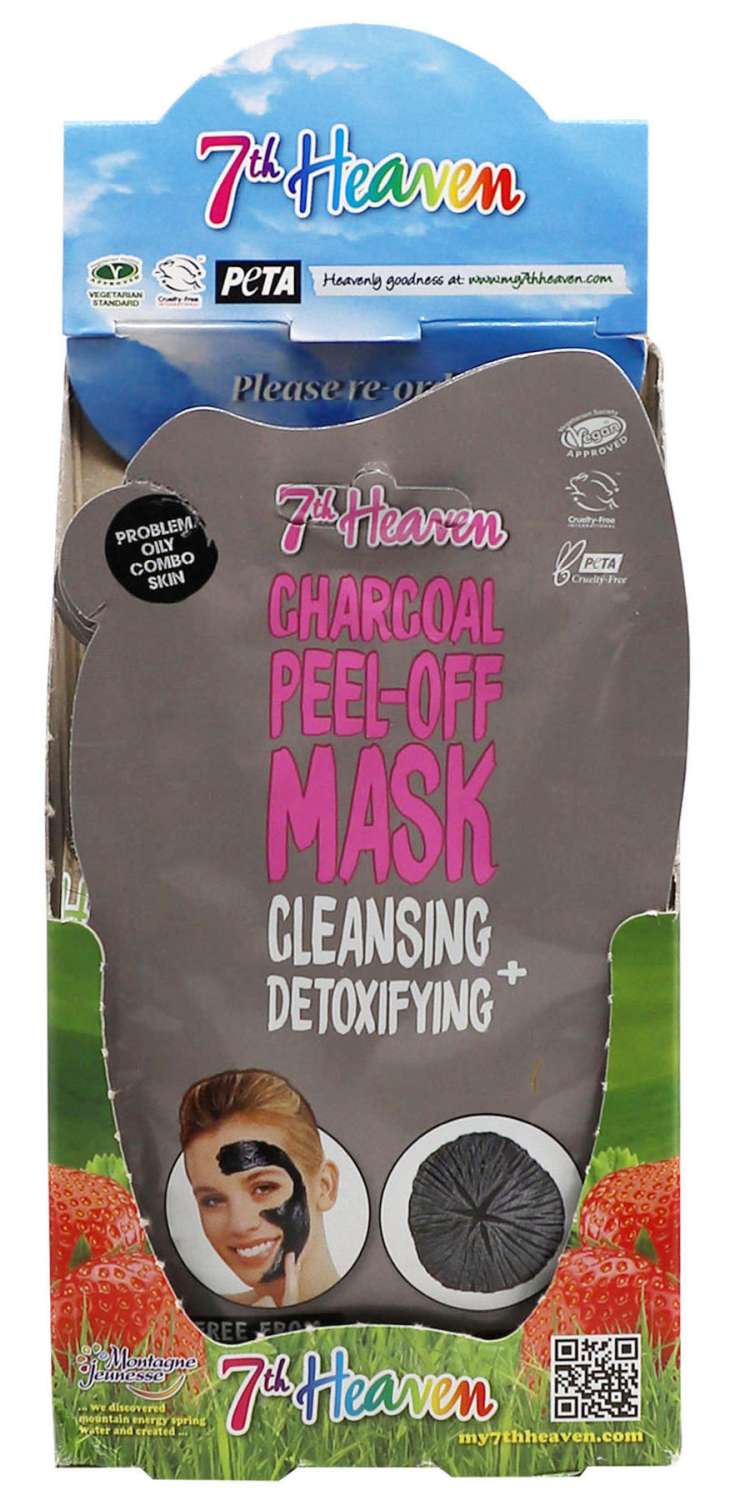7TH HEAVEN CHARCOAL PEEL-OFF MASK 12/DP