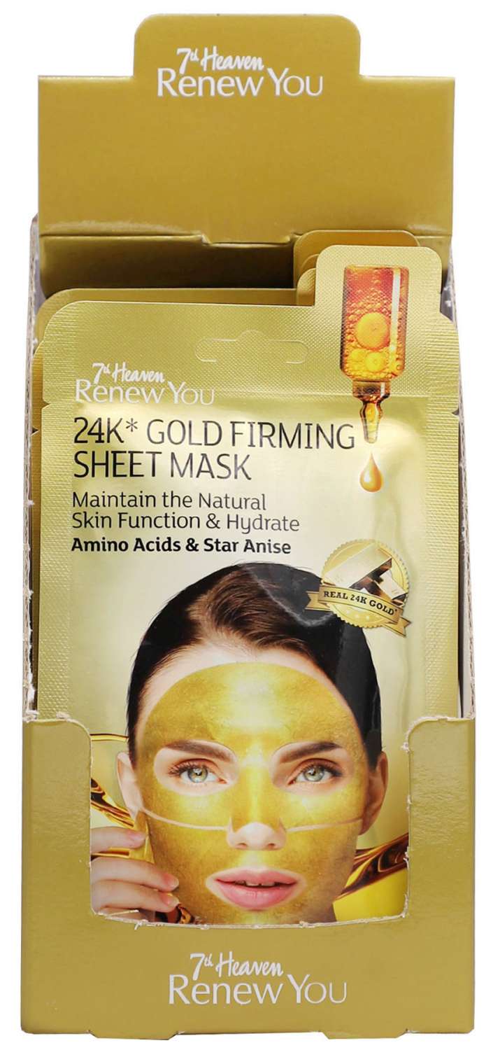 7TH HEAVEN RENEW 24K GOLD FRM MASK 12/DP